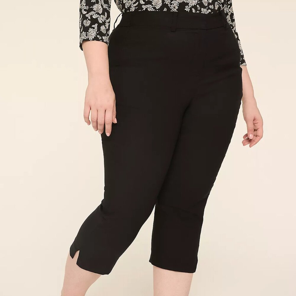NEW (with tags) Plus Size Lane Bryant 4-Season Slim Capri Pants Size 26 Mid-Rise